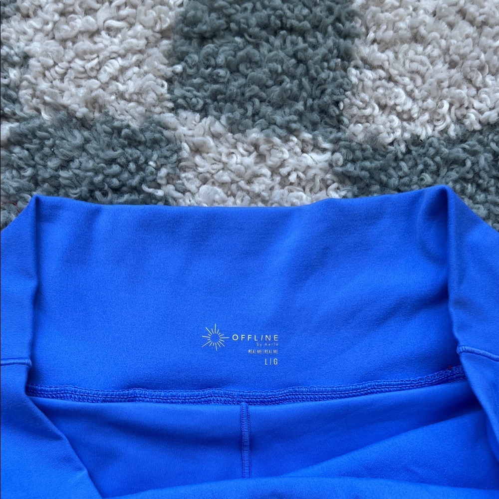 Aerie Blue Athletic Skirt - Picture 2 of 3